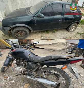 LEILÃO DE UM GM/CORSA WIND 1997 E UMA HONDA/CG 125 FAN KS 2011
