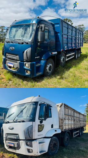 LEILÃO DE DOIS BITRUCK FORD CARGO