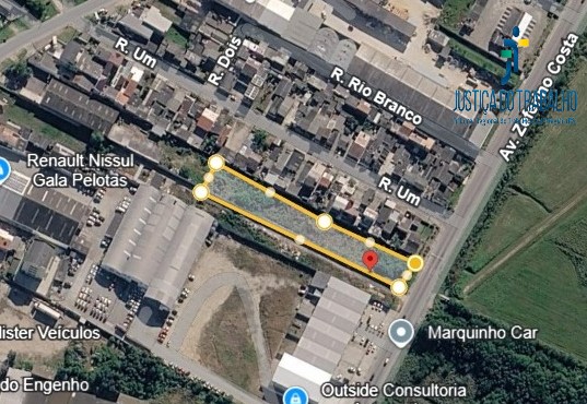 VENDA DIRETA DE UM TERRENO COM 3.555,50M² NA AV. ZEFERINO COSTA EM PELOTAS